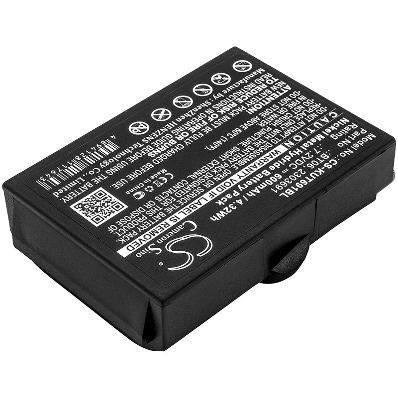 Replacement Battery for IKUSI 2303691 – Crane Remote Control – 600mAh / 4.32Wh / 7.2V