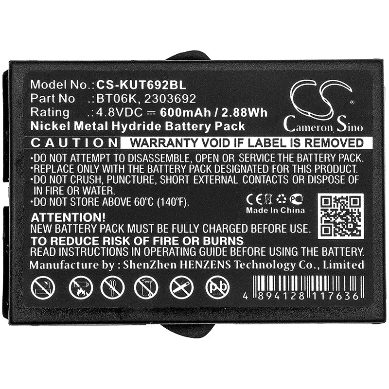 Replacement Battery for IKUSI 2303692 – Crane Remote Control – 600mAh / 2.88Wh / 4.8V
