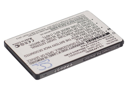 Replacement Battery for Virgin Mobile  101 – Mobile, SmartPhone – 950mAh / 3.52Wh / 3.7V