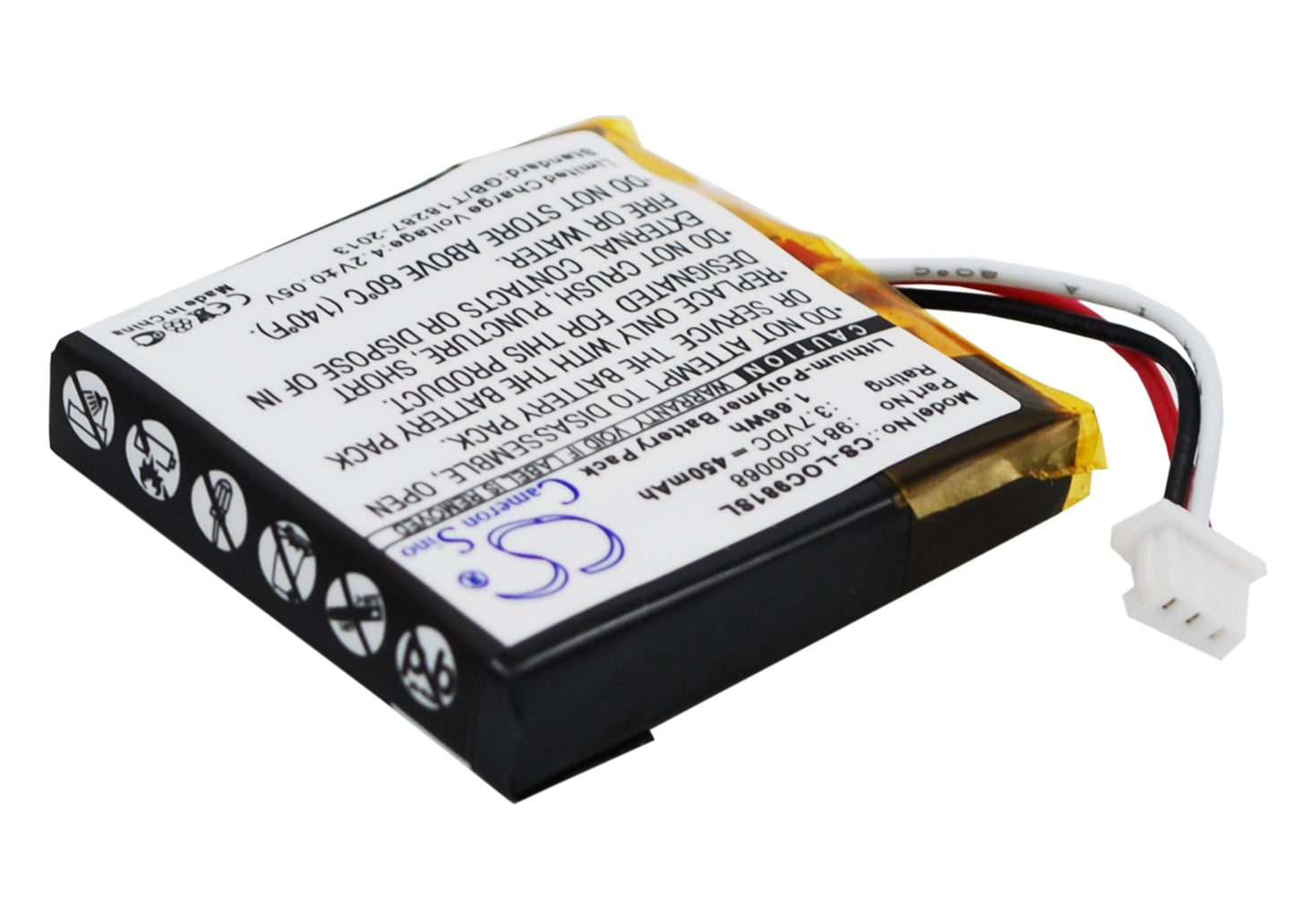 Replacement Battery for Logitech 981-000068 – Wireless Headset – 450mAh / 1.66Wh / 3.7V
