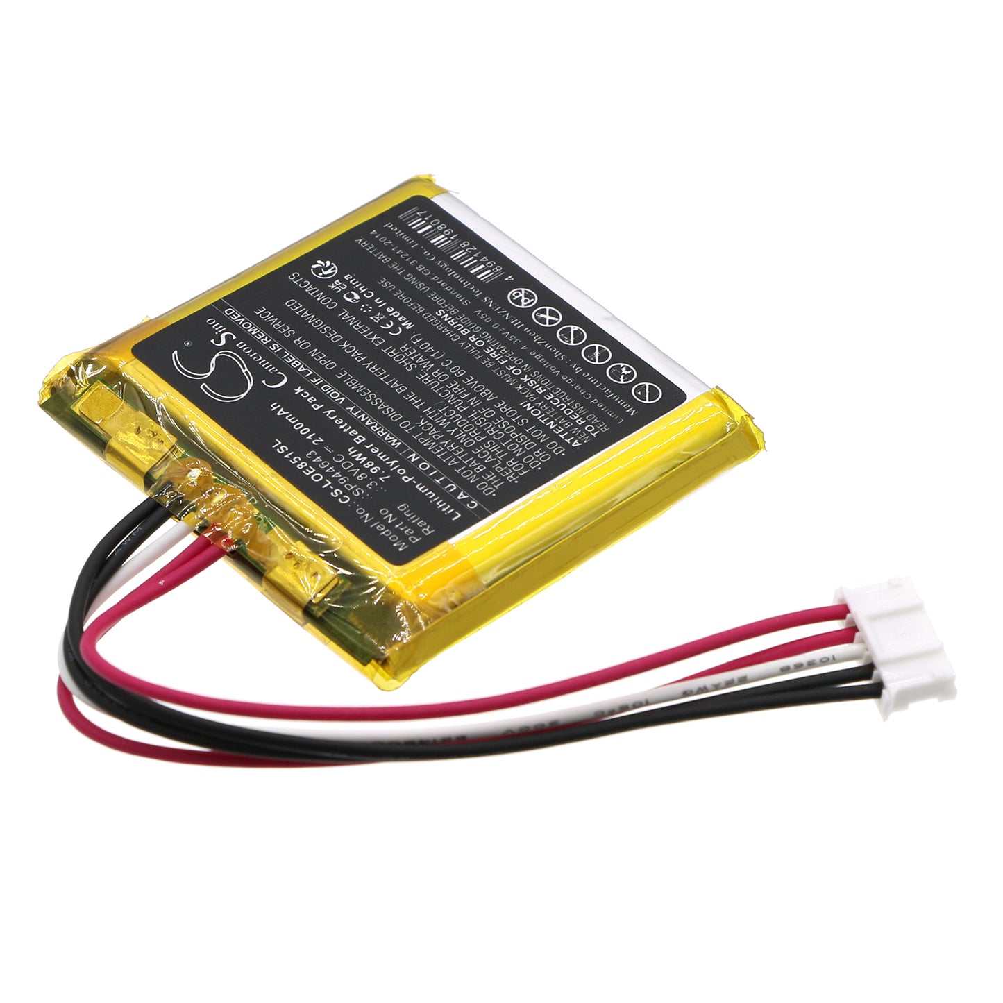 Replacement Battery for Logitech 984-000839 – 2100mAh / 7.98Wh