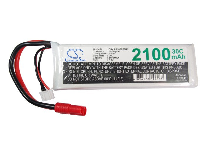 Replacement Battery for RC CS-LP2102C30R1 – FPV – 2100mAh / 15.54Wh / 7.4V