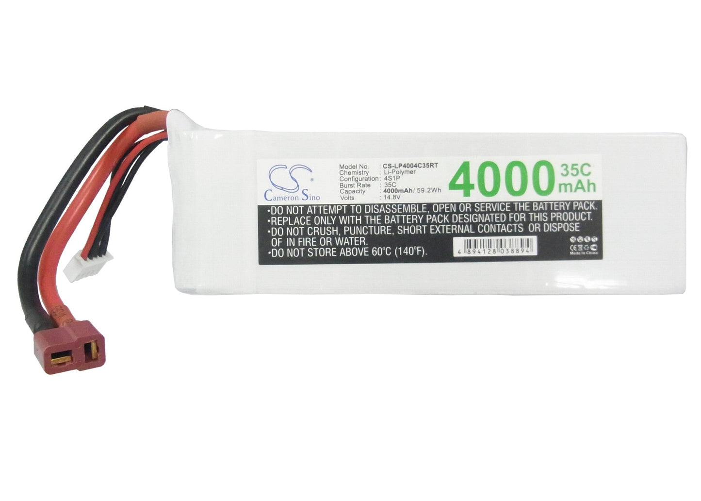 Replacement Battery for RC CS-LP4004C35RT – Remote control – 4000mAh / 59.20Wh / 14.8V
