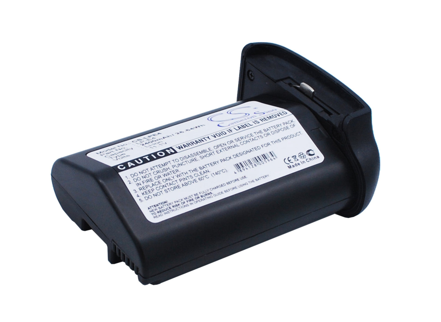 Replacement Battery for Canon 540EZ – Camera – 2400mAh / 26.64Wh / 11.1V