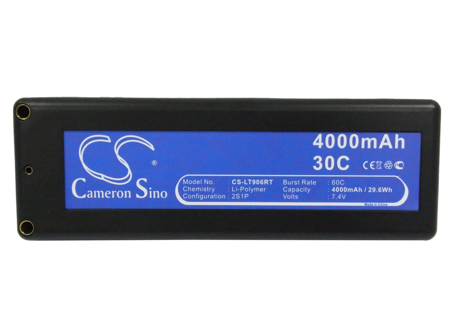 Replacement Battery for RC CS-LT906RT – Heli/Airplane – 4000mAh / 29.60Wh / 7.4V