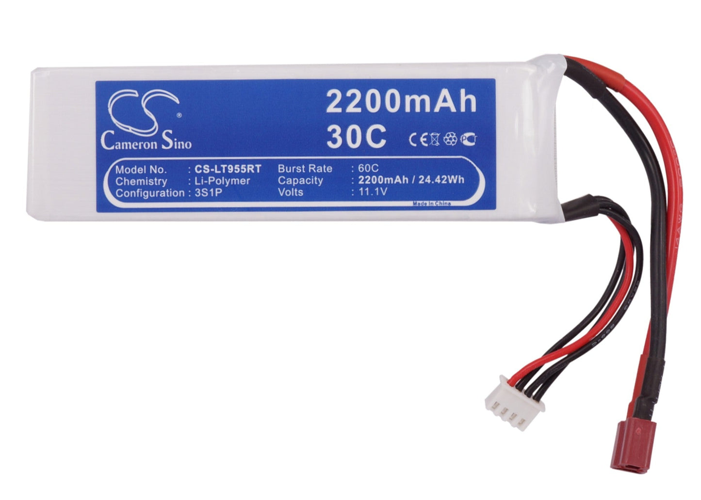 Replacement Battery for RC CS-LT955RT – Remote control – 2200mAh / 24.42Wh / 11.1V
