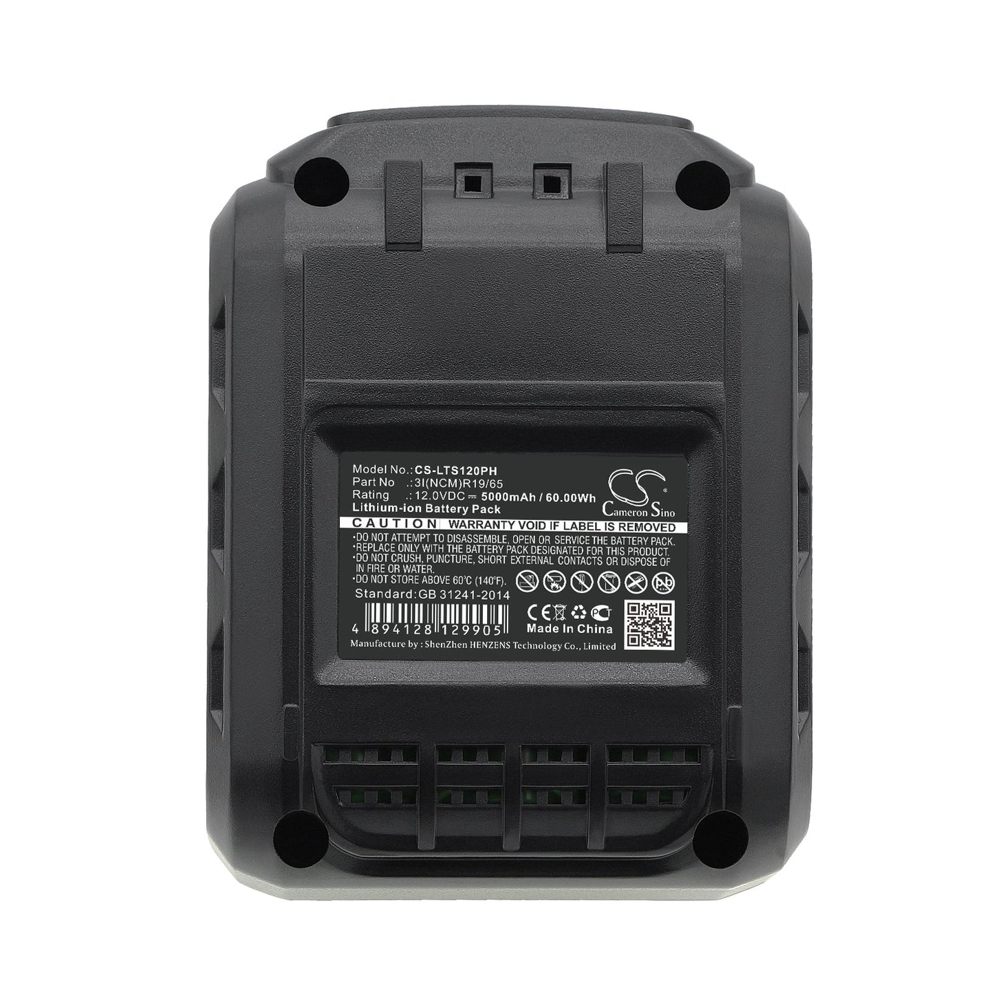 Replacement Battery for LUX-TOOLS  ABS-12-Li – Power Tools – 5000mAh / 60.00Wh / 12.0V