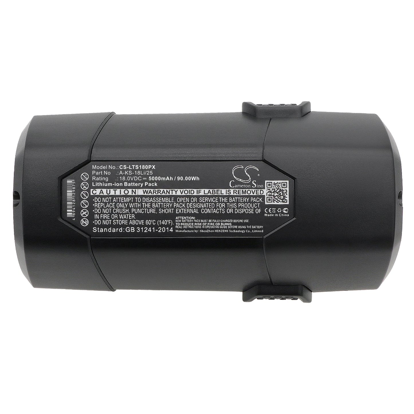 Replacement Battery for LUX-TOOLS A-KS-18Li/25 – Power Tools – 5000mAh / 90.00Wh / 18.0V