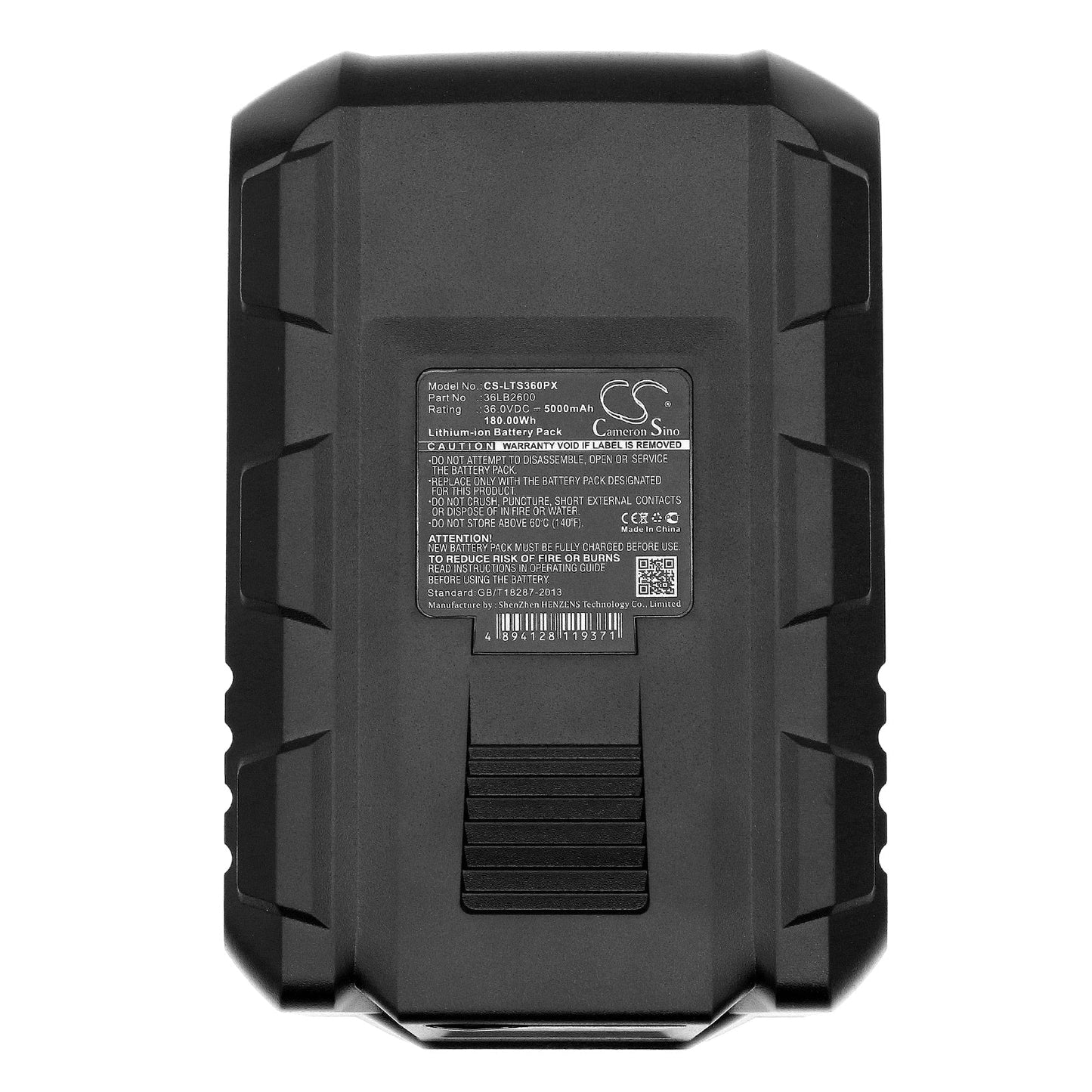 Replacement Battery for LUX-TOOLS  A-36LI/38 H – Power Tools – 5000mAh / 180.00Wh / 36.0V