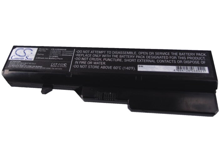 Replacement Battery for Lenovo IdeaPad B470 – Notebook, Laptop – 6600mAh/73.26Wh / 11.1V