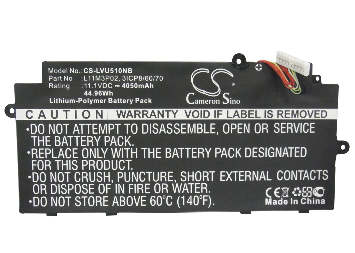 Replacement Battery for Lenovo IdeaPad U31 Touch – Notebook, Laptop – 4050mAh / 44.96Wh / 11.1V