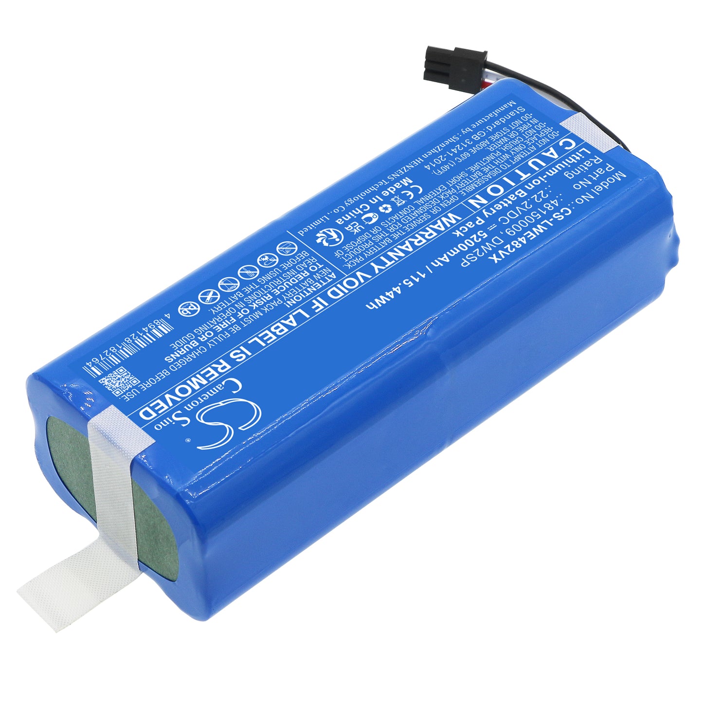 Replacement Battery for Lawn Expert Robotic Lawnmower – 5200mAh / 115.44Wh