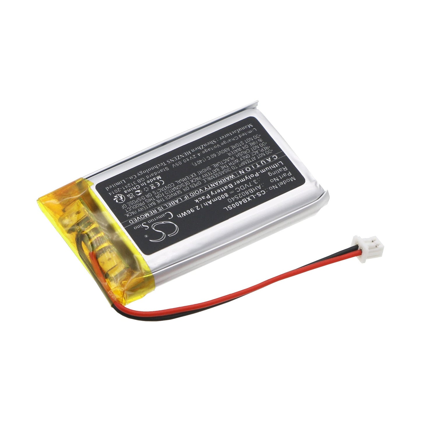 Replacement Battery for LEXIN FT4 Pro – Wireless Headset – 800mAh / 2.96Wh / 3.7V