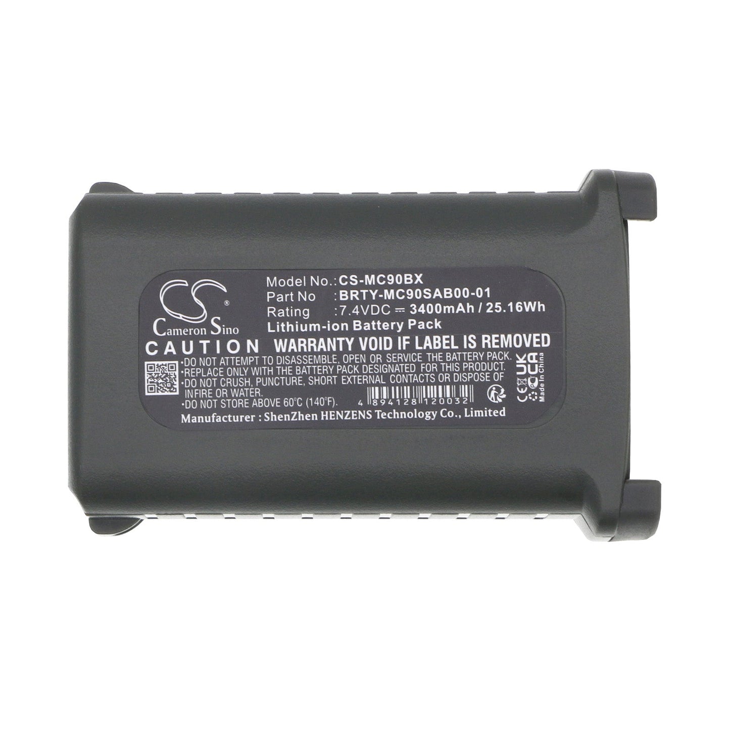 Replacement Battery for Symbol  MC9000 – Barcode Scanner – 3400mAh / 25.16Wh / 7.4V