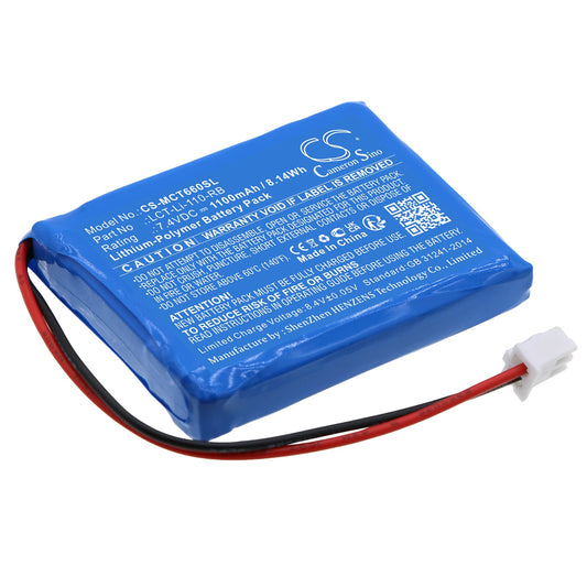 Replacement Battery for Tree  LCT-Li-110 – Electronic Scales – 1100mAh / 8.14Wh / 7.4V
