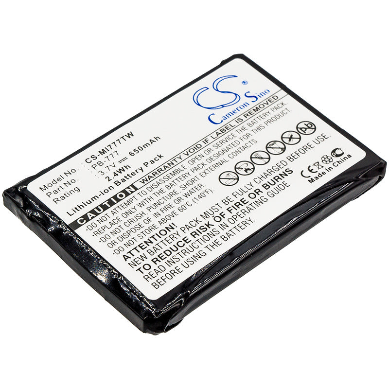 Replacement Battery for Midland 777 – Two-Way Radio – 650mAh / 2.41Wh / 3.7V