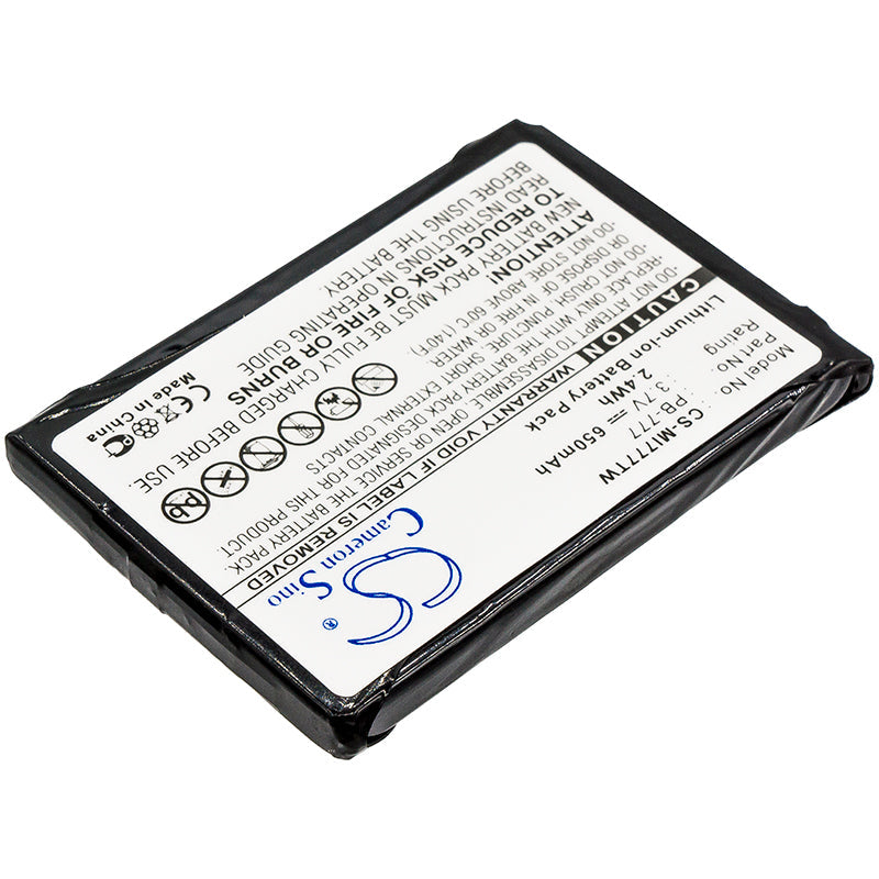 Replacement Battery for Midland 777 – Two-Way Radio – 650mAh / 2.41Wh / 3.7V
