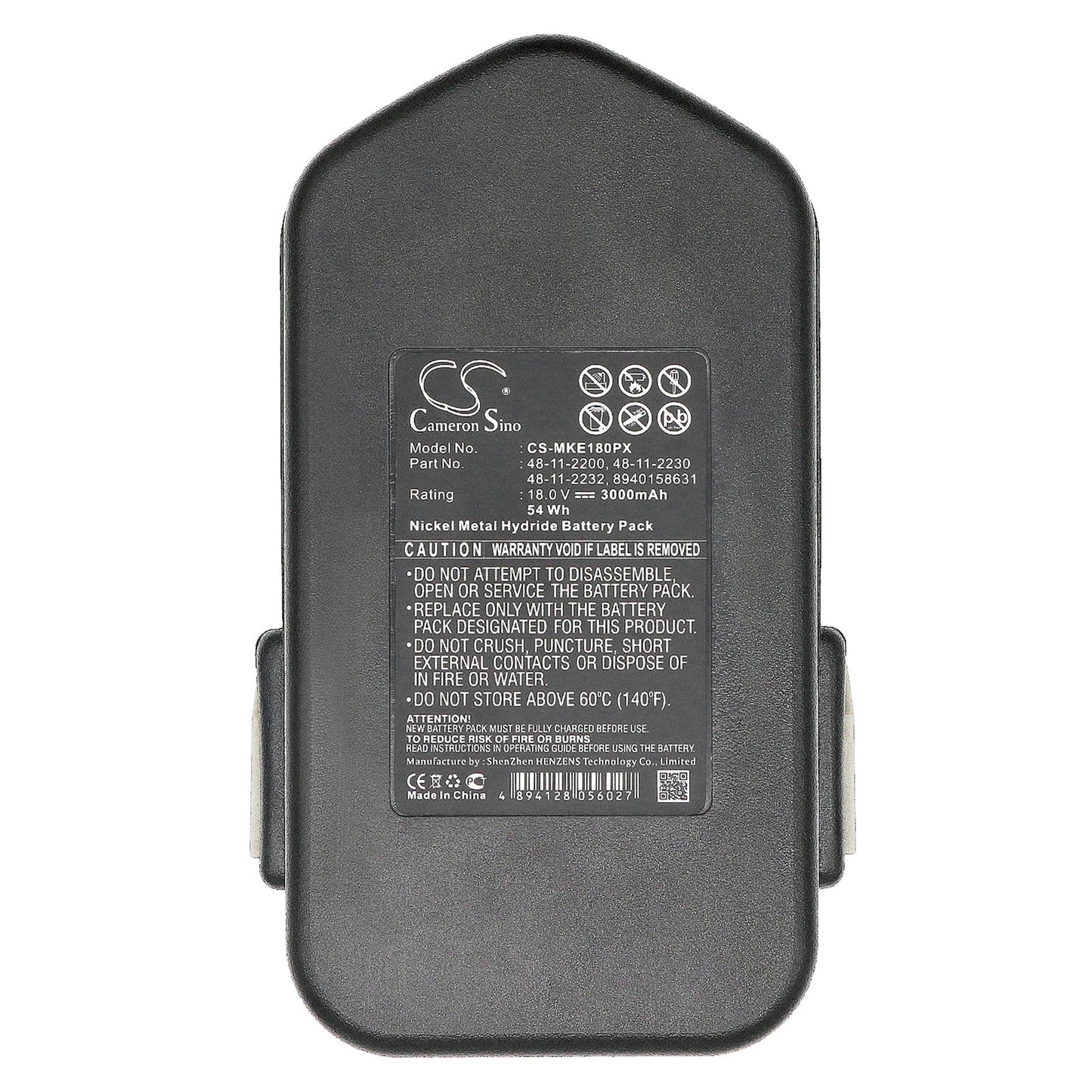 Replacement Battery for AEG – Power Tools – 3000mAh / 54.00Wh / 18.0V