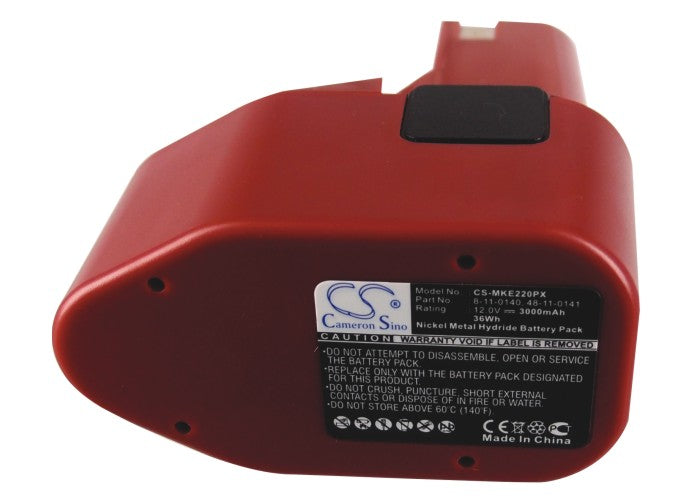 Replacement Battery for Milwaukee  0398-1 – Power Tools – 3000mAh / 12.0V