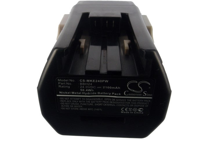Replacement Battery for AEG BXL24 – Power Tools – 2100mAh/50.4Wh / 24.0V