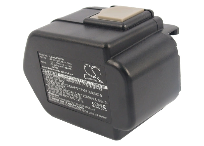 Replacement Battery for AEG B12T – Power Tools – 2100mAh / 25.20Wh / 12.0V