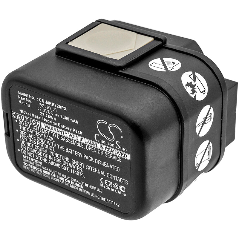 Replacement Battery for Atlas Copco PES7.2T – Power Tools – 3300mAh/23.76Wh / 7.2V
