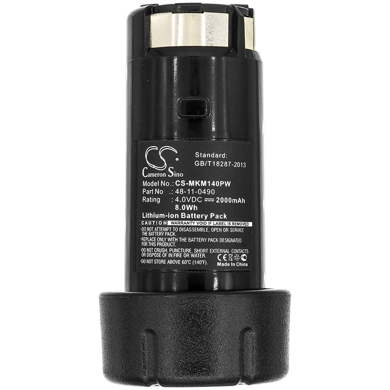 Replacement Battery for Milwaukee  0490-20 – Power Tools – 2000mAh / 8.0Wh / 4.0V