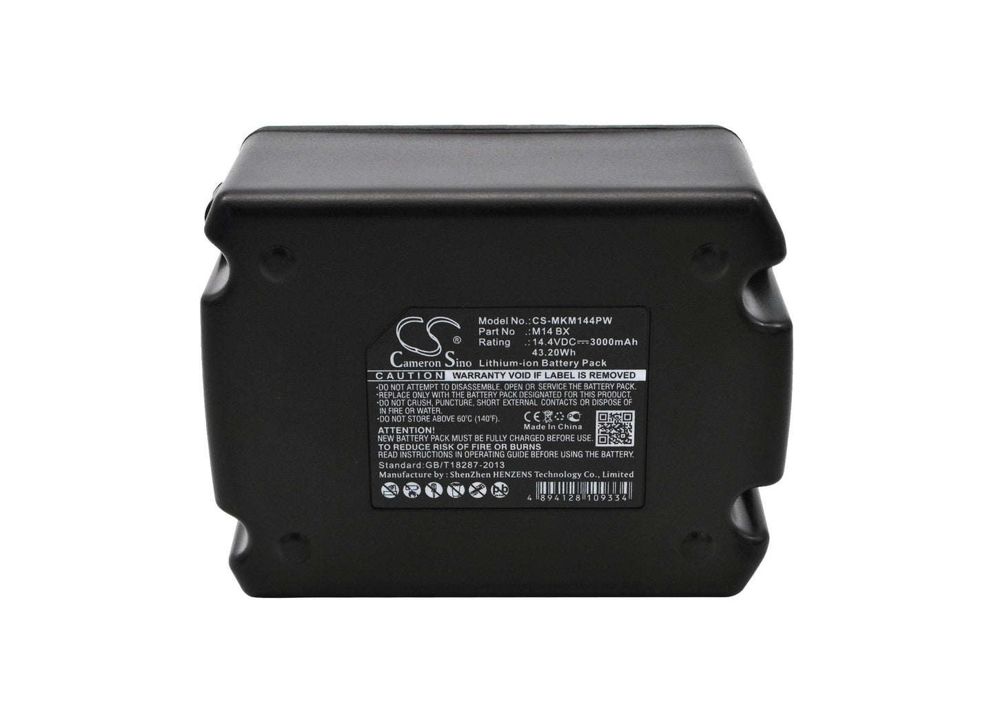 Replacement Battery for Milwaukee  C14 DD – Power Tools – 3000mAh / 43.20Wh / 14.4V