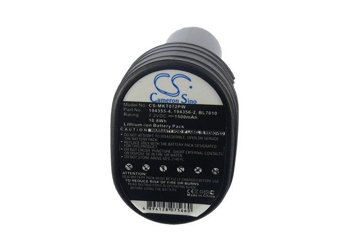Replacement Battery for Makita CL070 – Power Tools – 1500mAh / 10.80Wh / 7.2V