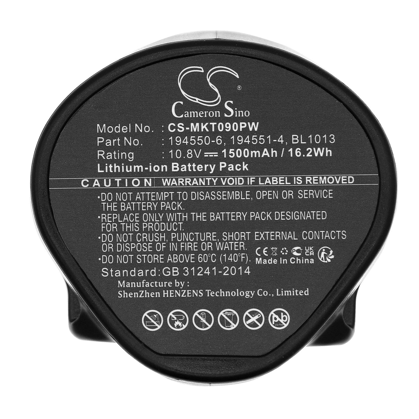 Replacement Battery for Makita CC300 – Power Tools – 1500mAh / 16.20Wh / 10.8V
