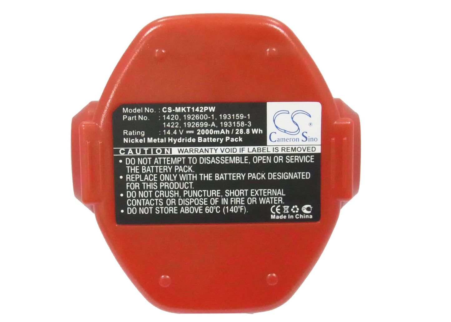Replacement Battery for Makita 1051D – Power Tools – 2000mAh / 28.80Wh / 14.4V
