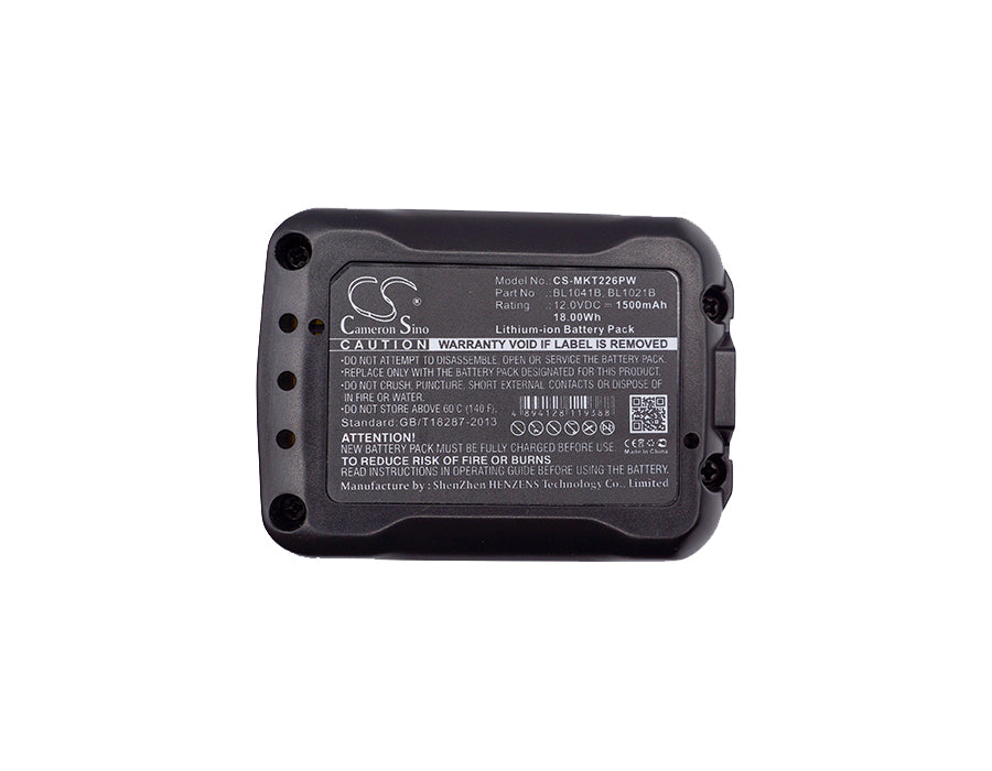 Replacement Battery for Makita 12V Max CXT Tool – Power Tools – 1500mAh / 18.00Wh / 12.0V