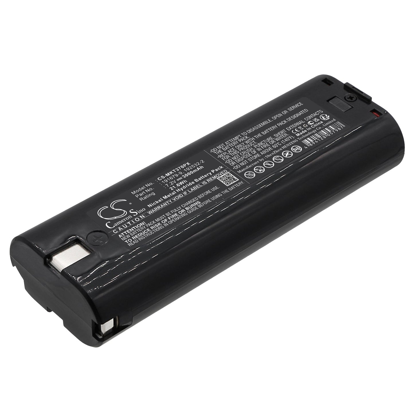 Replacement Battery for Makita 3700D – Power Tools – 3000mAh/21.6Wh / 7.2V