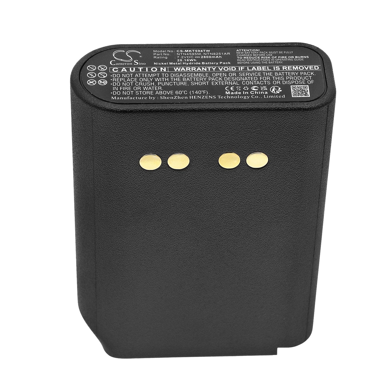 Replacement Battery for Motorola Astro Saber – Two-Way Radio – 2800mAh / 20.16Wh / 7.2V