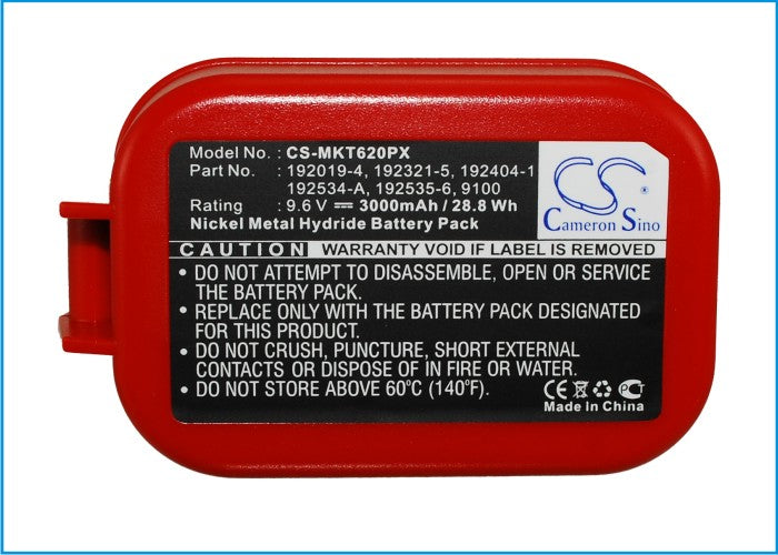 Replacement Battery for Makita 1022DW – Power Tools – 3000mAh / 9.6V