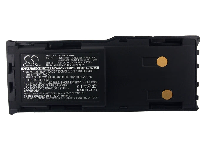 Replacement Battery for Motorola CP250 – Two-Way Radio – 2500mAh / 18.75Wh / 7.5V