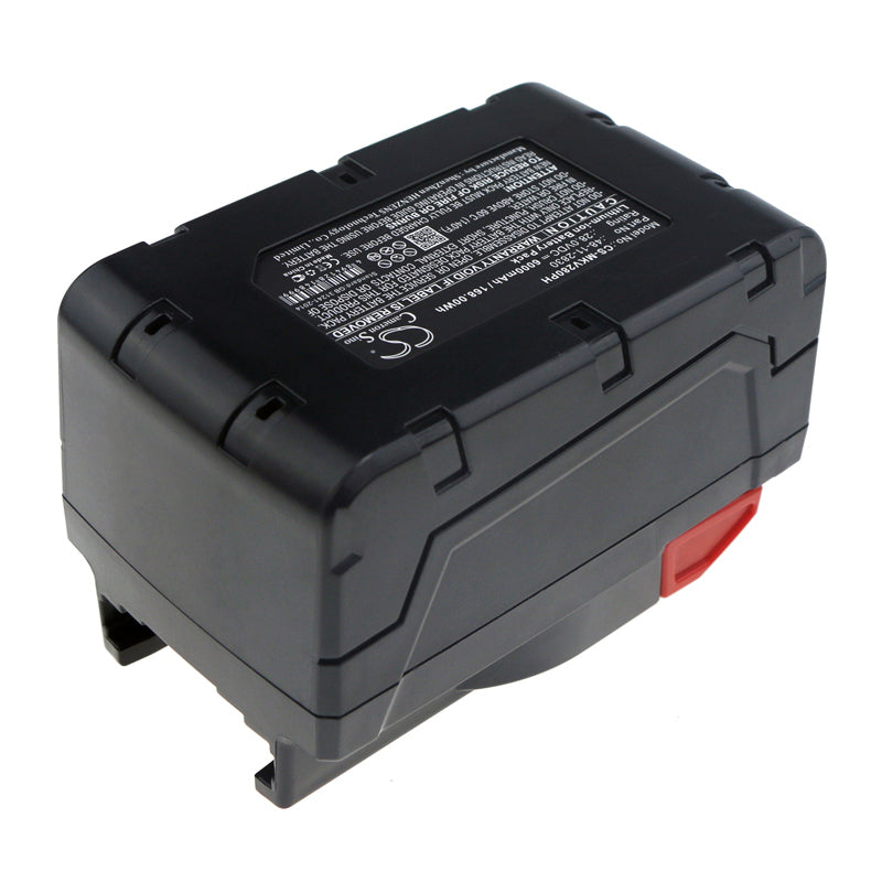 Replacement Battery for Milwaukee 0721-20 – Power Tools – 6000mAh / 168.00Wh / 28.0V