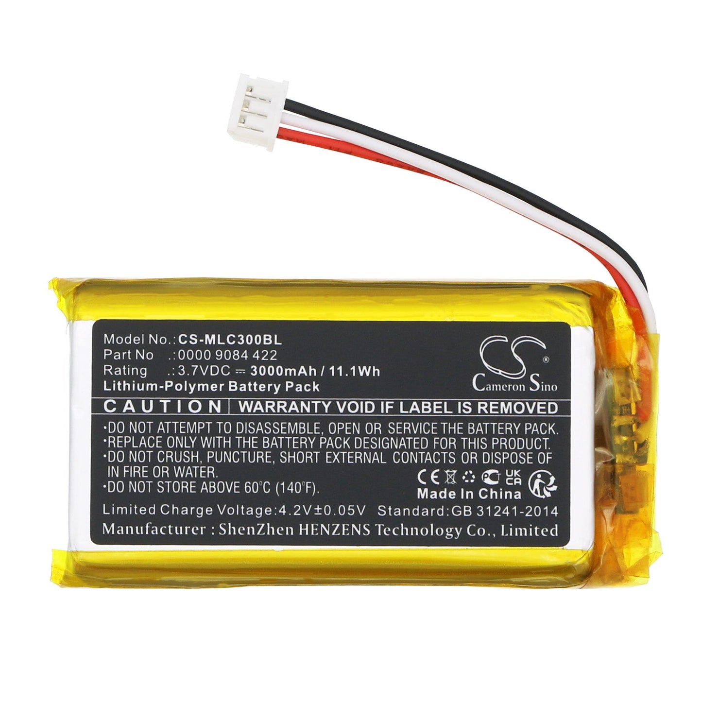 Replacement Battery for Meil??ler – Crane Remote Control – 3000mAh / 11.10Wh / 3.7V