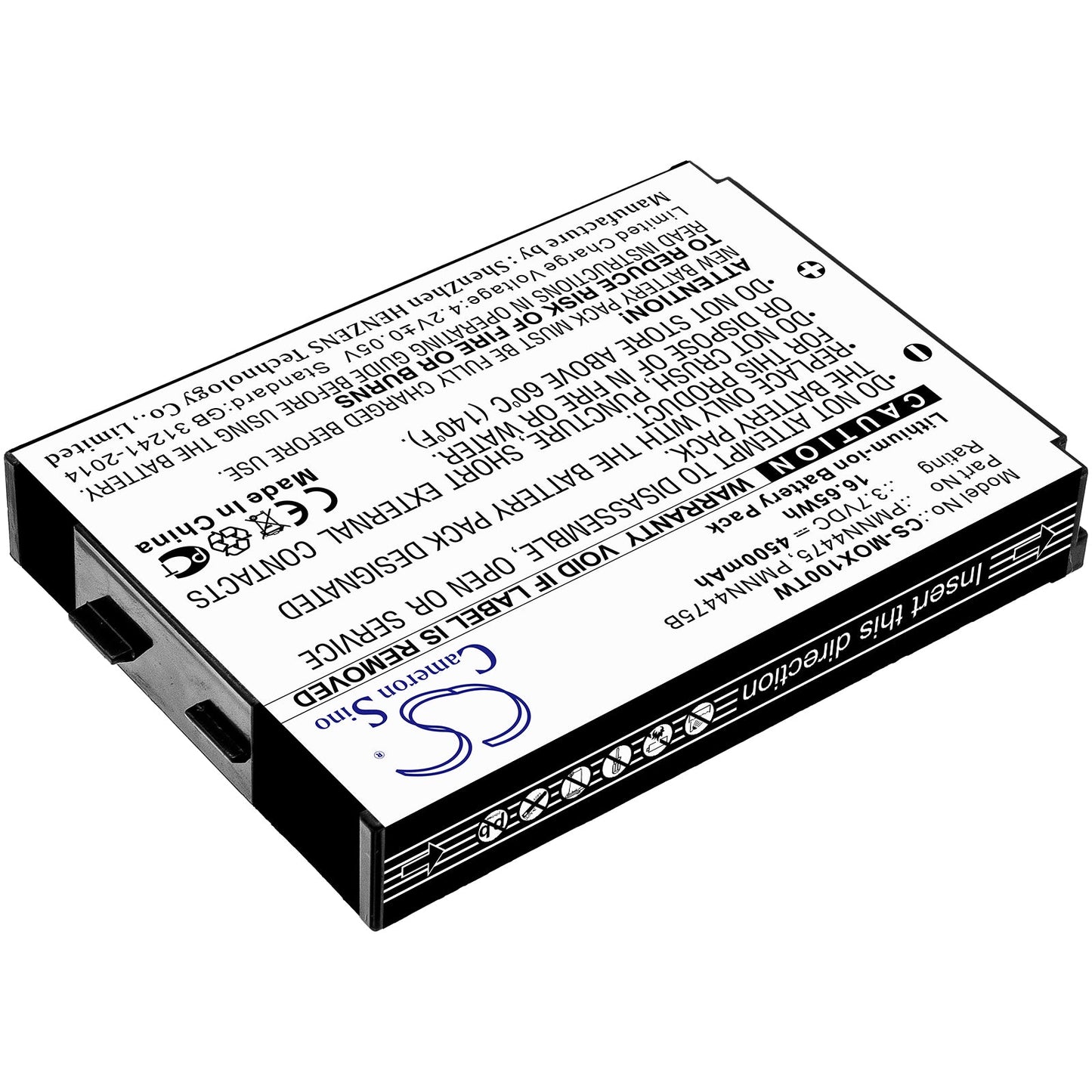 Replacement Battery for LEX L10 – Two-Way Radio – 4500mAh / 16.65Wh / 3.7V