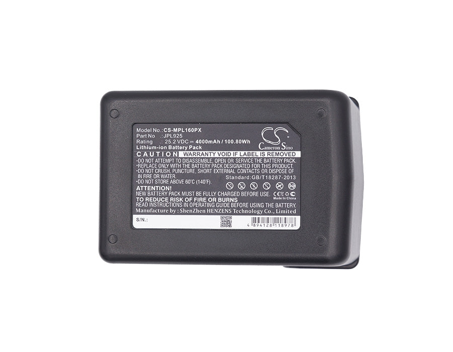 Replacement Battery for MAX  34G808 – Power Tools – 4000mAh / 100.80Wh / 25.2V