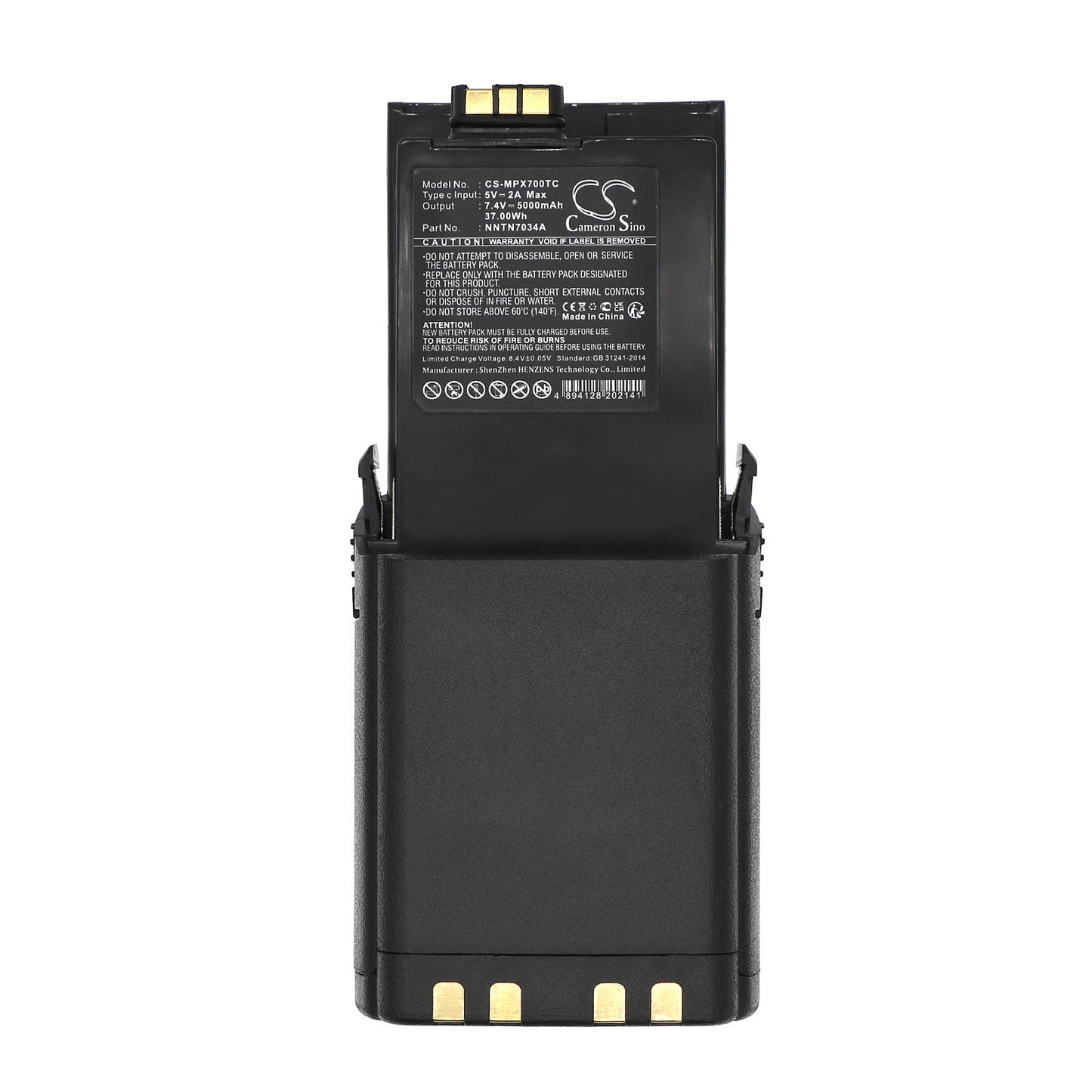 Replacement Battery for Motorola Apx 5000 – Two-Way Radio – 5000mAh / 37.00Wh / 7.4V
