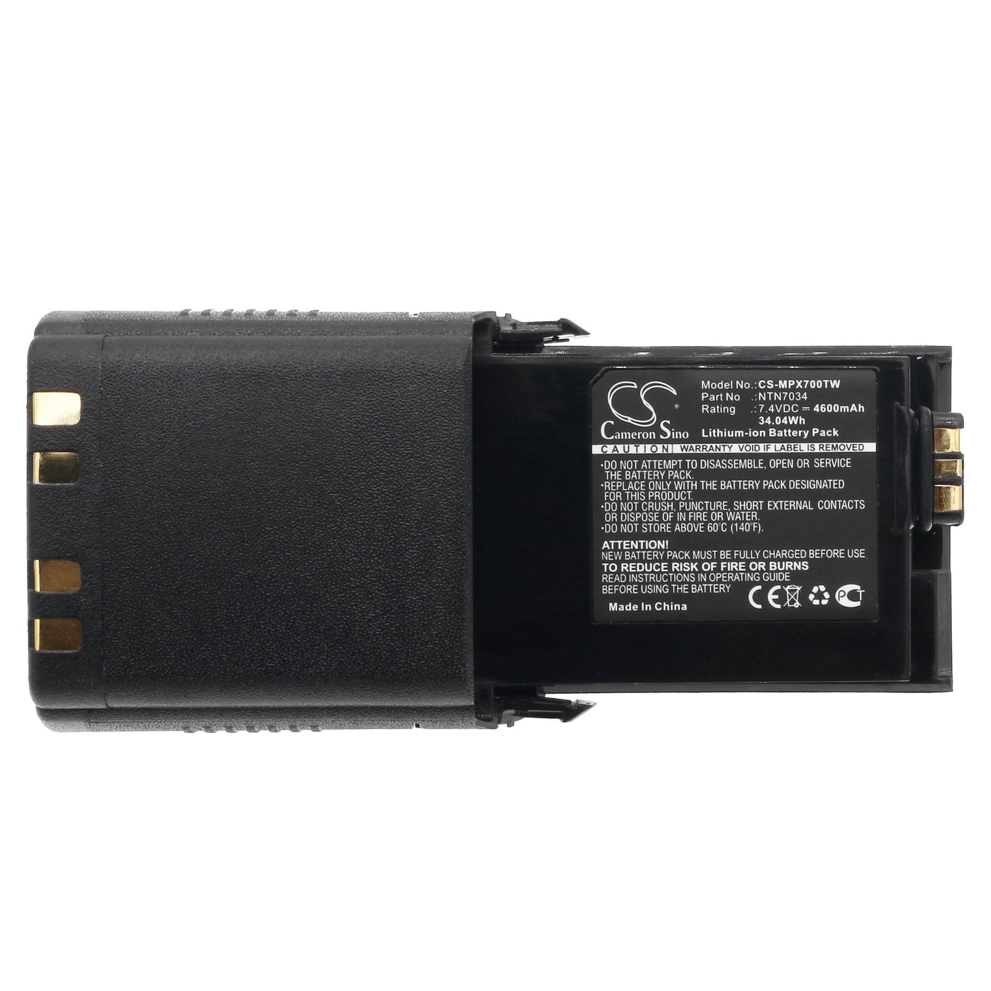 Replacement Battery for Motorola Apx 5000 – Two-Way Radio – 4600mAh / 34.04Wh / 7.4V