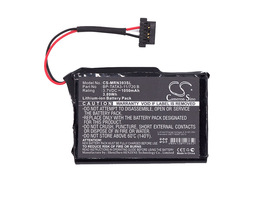 Replacement Battery for Magellan RoadMate N393M-4300 – GPS, Navigator – 1050mAh / 3.89Wh / 3.7V