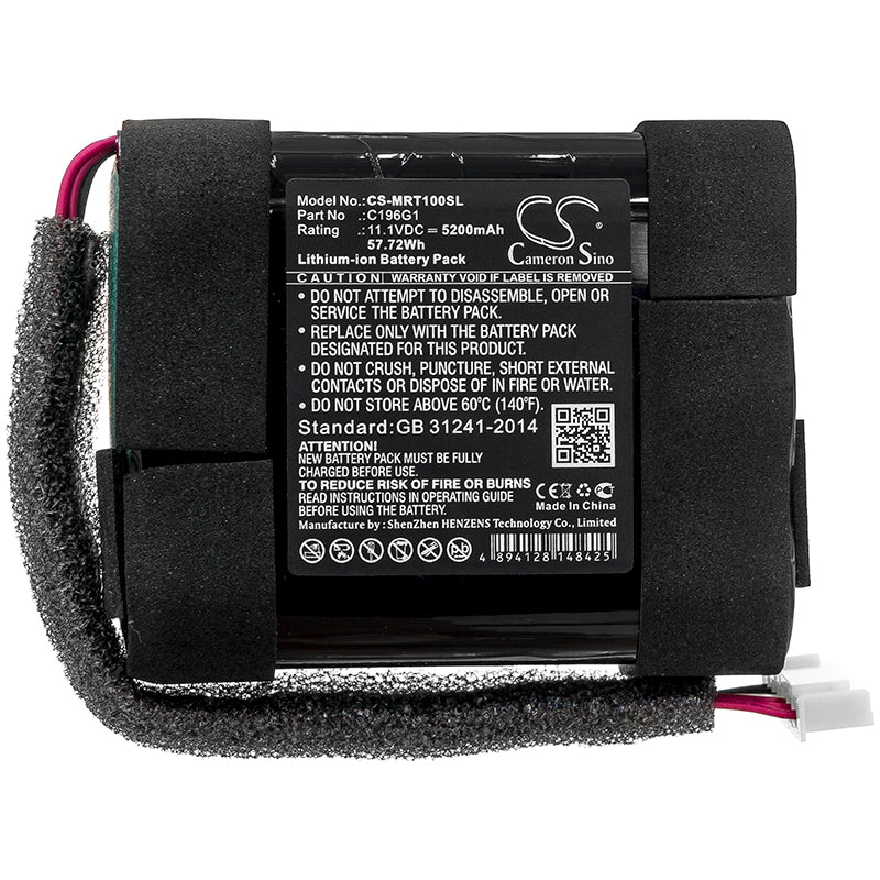 Replacement Battery for Marshall Tufton – 5200mAh / 57.72Wh