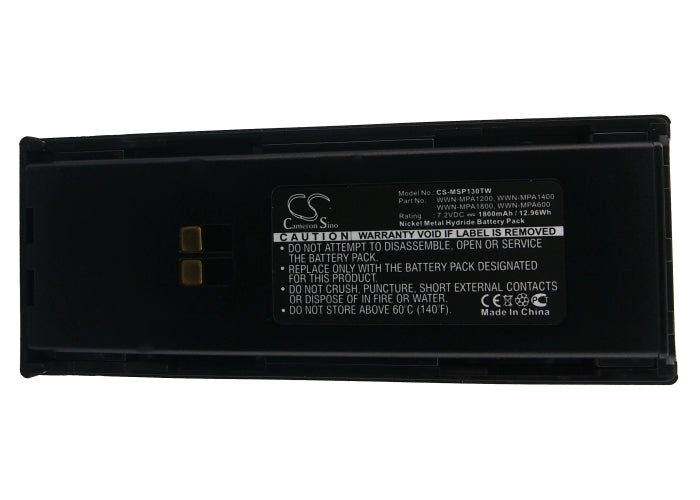 Replacement Battery for Maxon SL55 – Two-Way Radio – 1800mAh / 12.96Wh / 7.2V