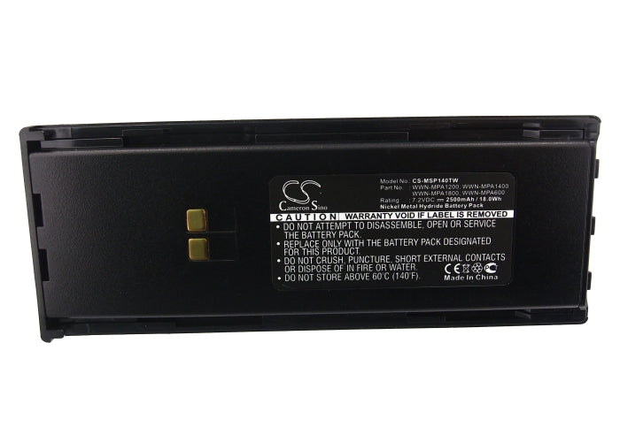 Replacement Battery for Maxon SL55 – Two-Way Radio – 2500mAh/18.0Wh / 7.2V