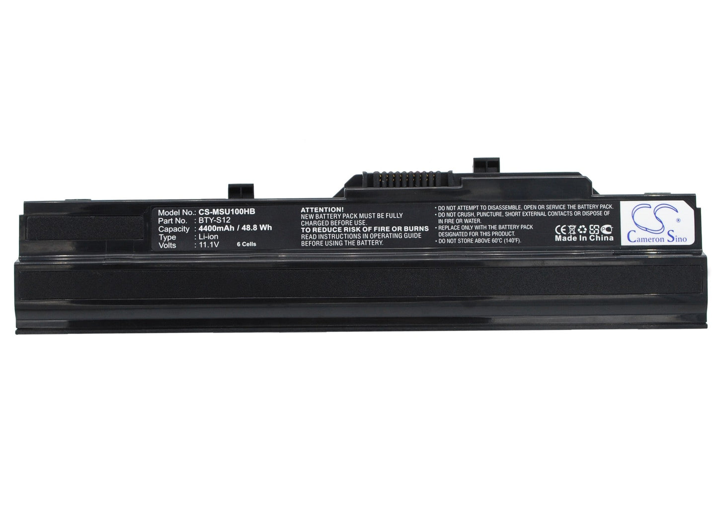 Replacement Battery for Datron  U100 – Notebook, Laptop – 4400mAh / 11.1V