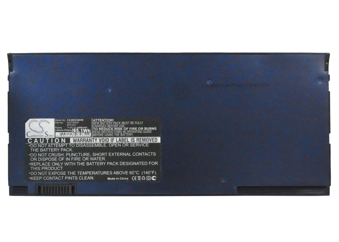Replacement Battery for Medion Akoya MD97199 – Notebook, Laptop – 4400mAh/65.12Wh / 14.8V