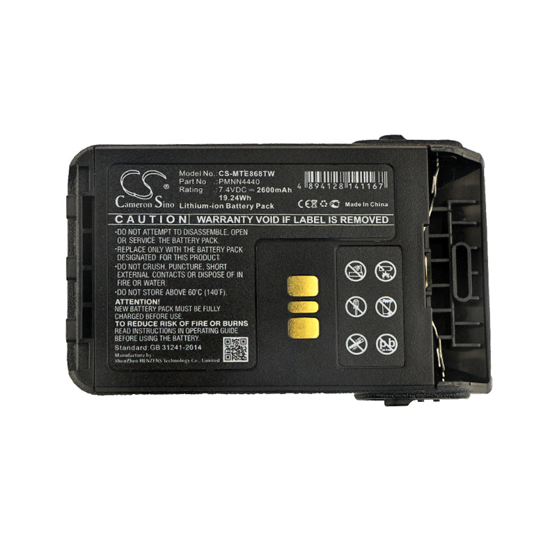 Replacement Battery for Motorola DP3000e – Two-Way Radio – 2600mAh / 19.24Wh / 7.4V