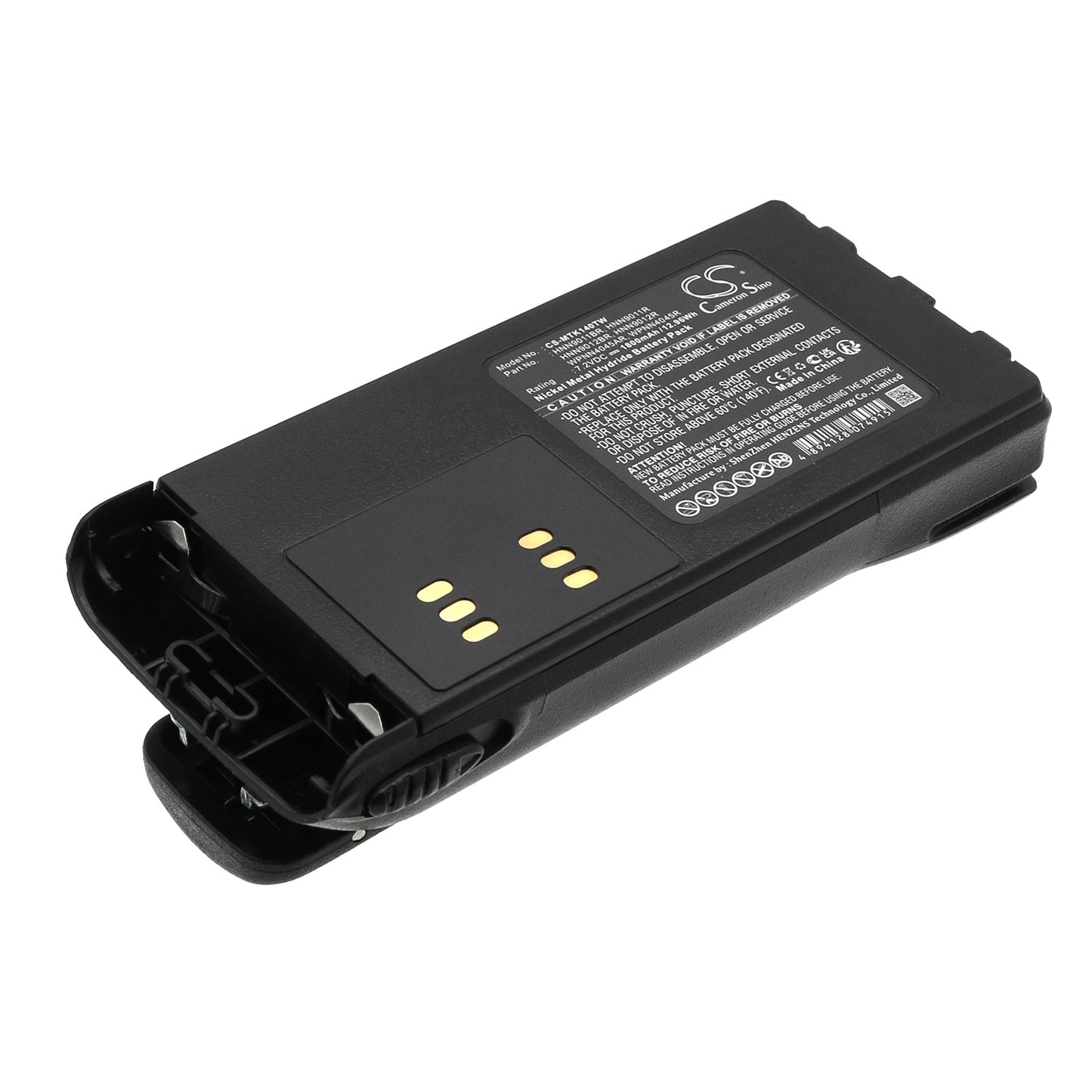 Replacement Battery for Motorola GP1280 – Two-Way Radio – 1800mAh / 12.96Wh / 7.2V